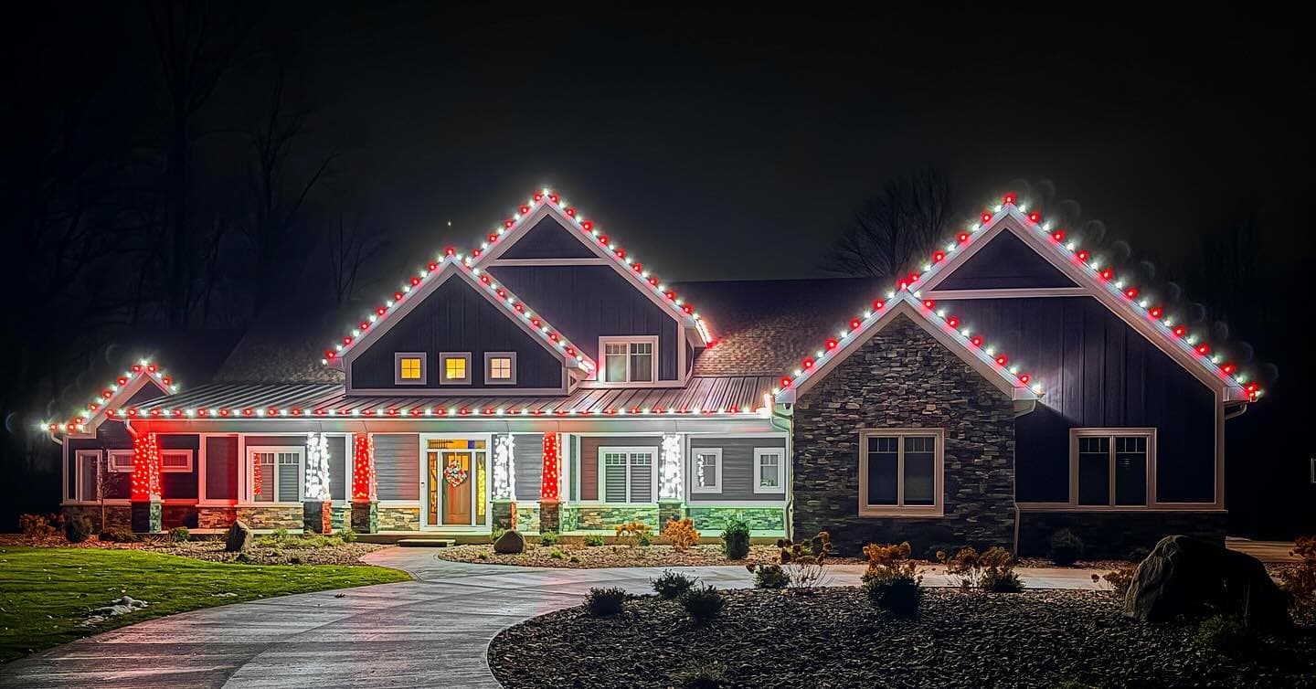 Christmas Light Installation in Middletown