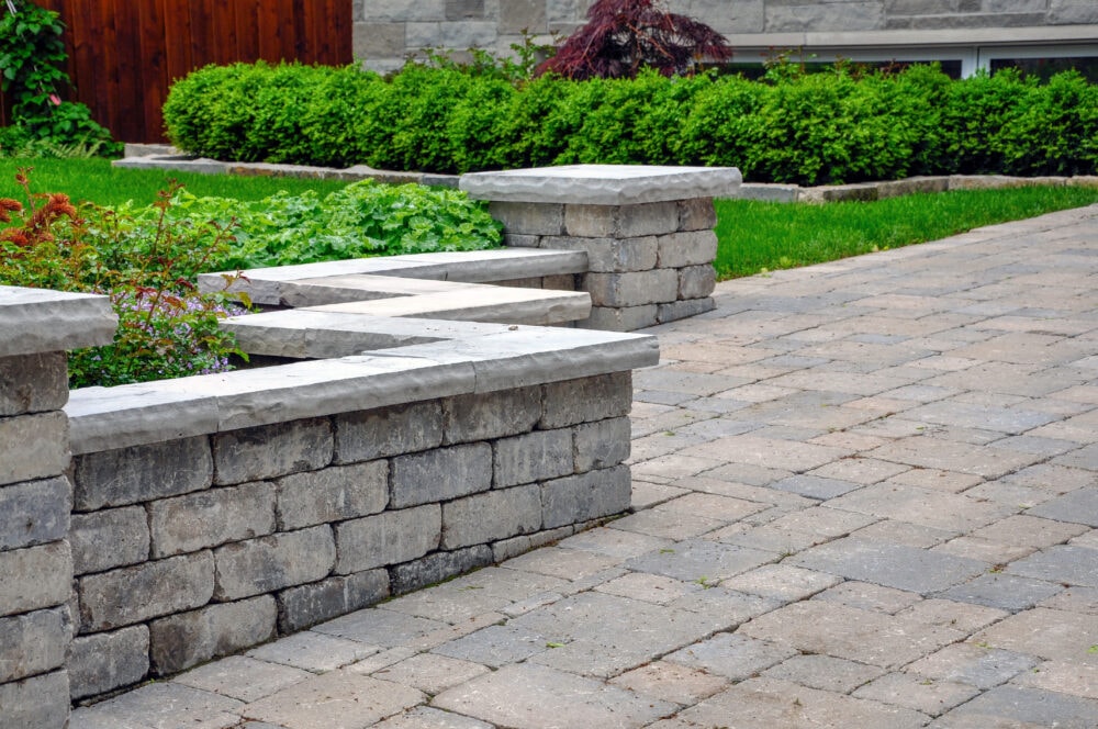 Hardscaping in Warren project 4