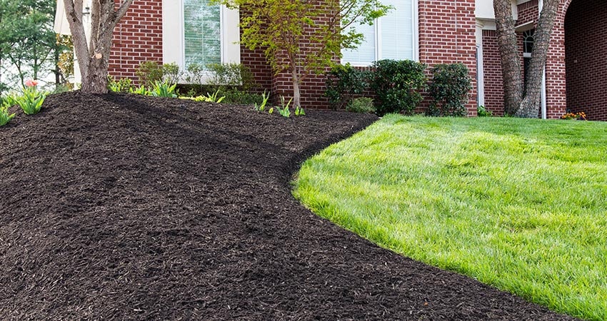 Mulch Installation in Bristol project 1