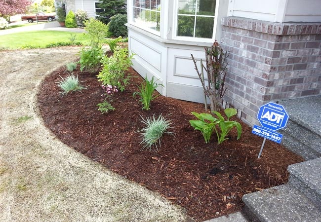 Mulch Installation in Bristol project 2