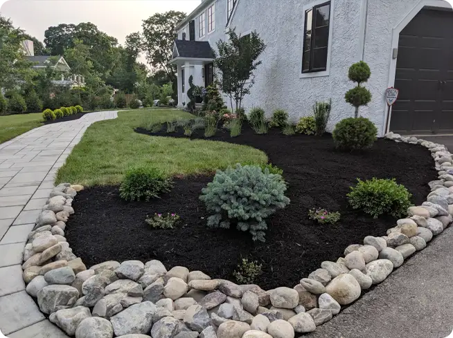 Mulch Installation in Bristol project 4