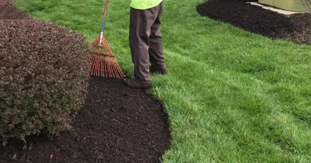Mulch Installation in Bristol project 6