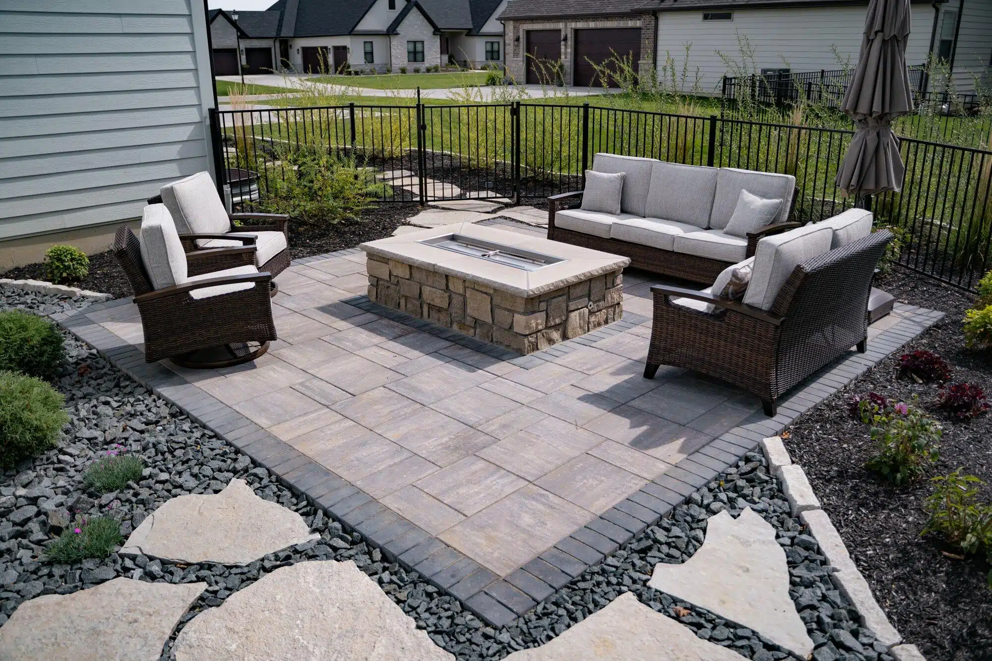 Patio Installation in Warren project 2