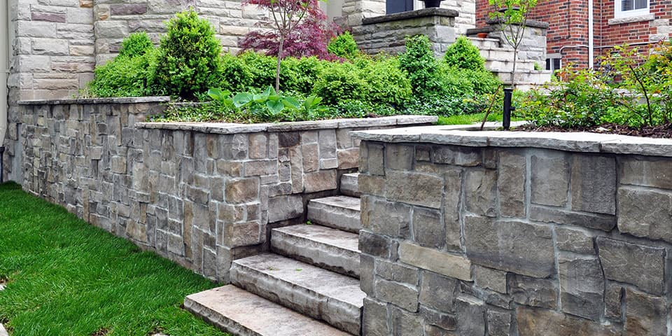 Retaining Wall Installation in Warren, RI